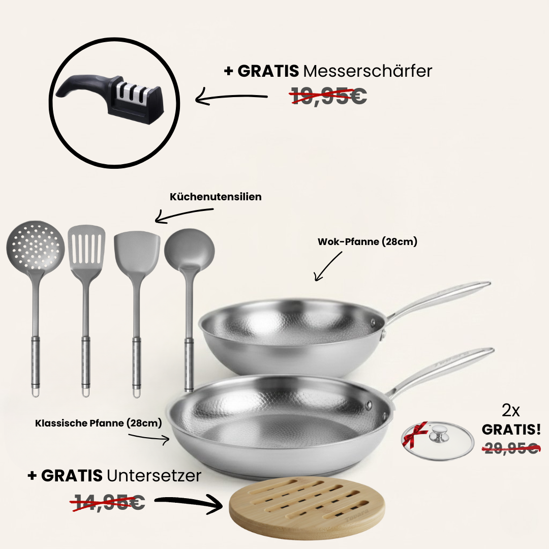 TitaniumPro™ Pfannen Basic-Set