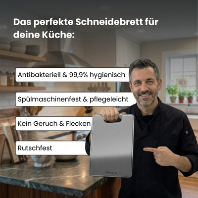 Vorteile des TitaniumPro Schneidebretts v2 fuer die Kueche