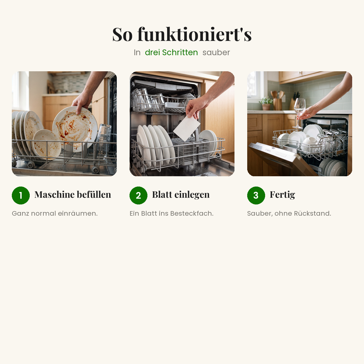 So funktioniert es in drei Schritten