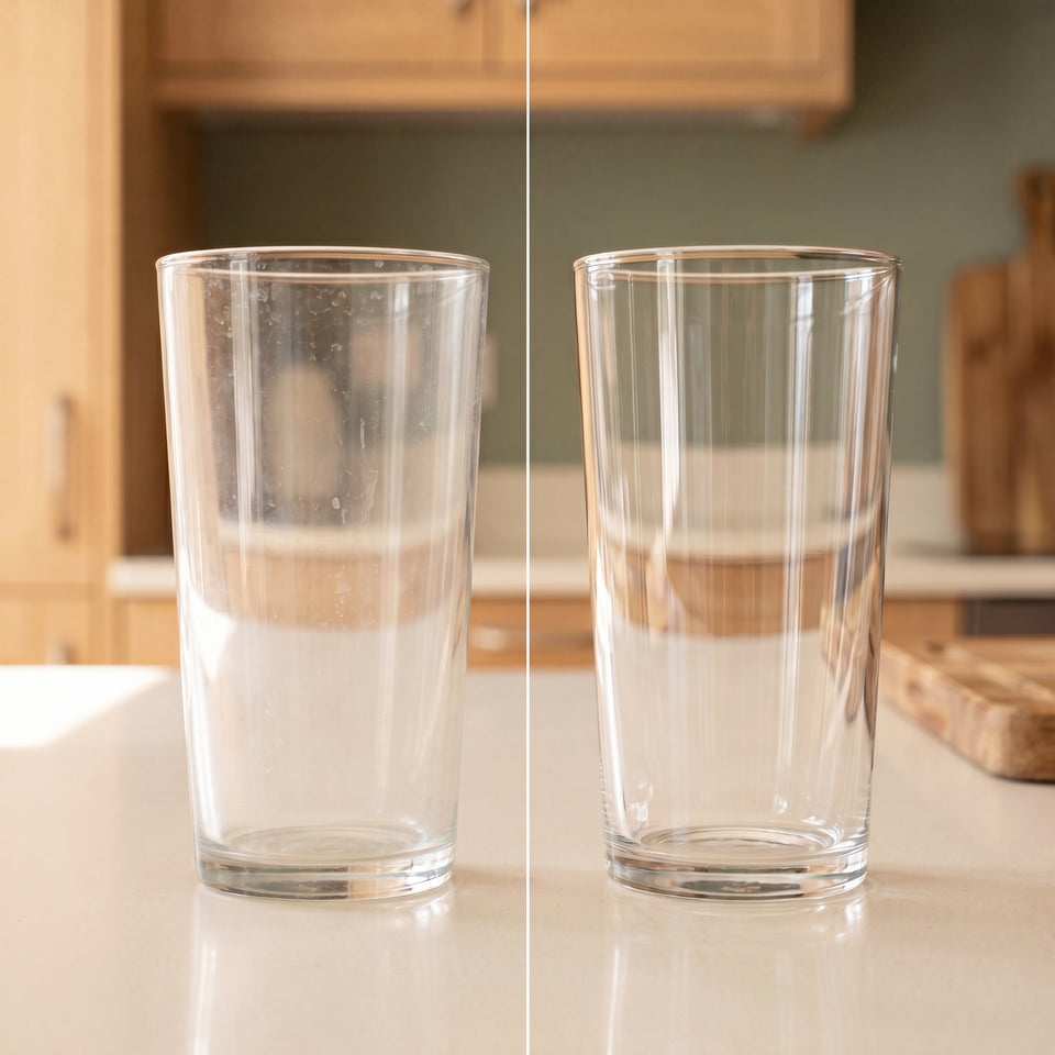 Vorher Nachher Glas ohne Text