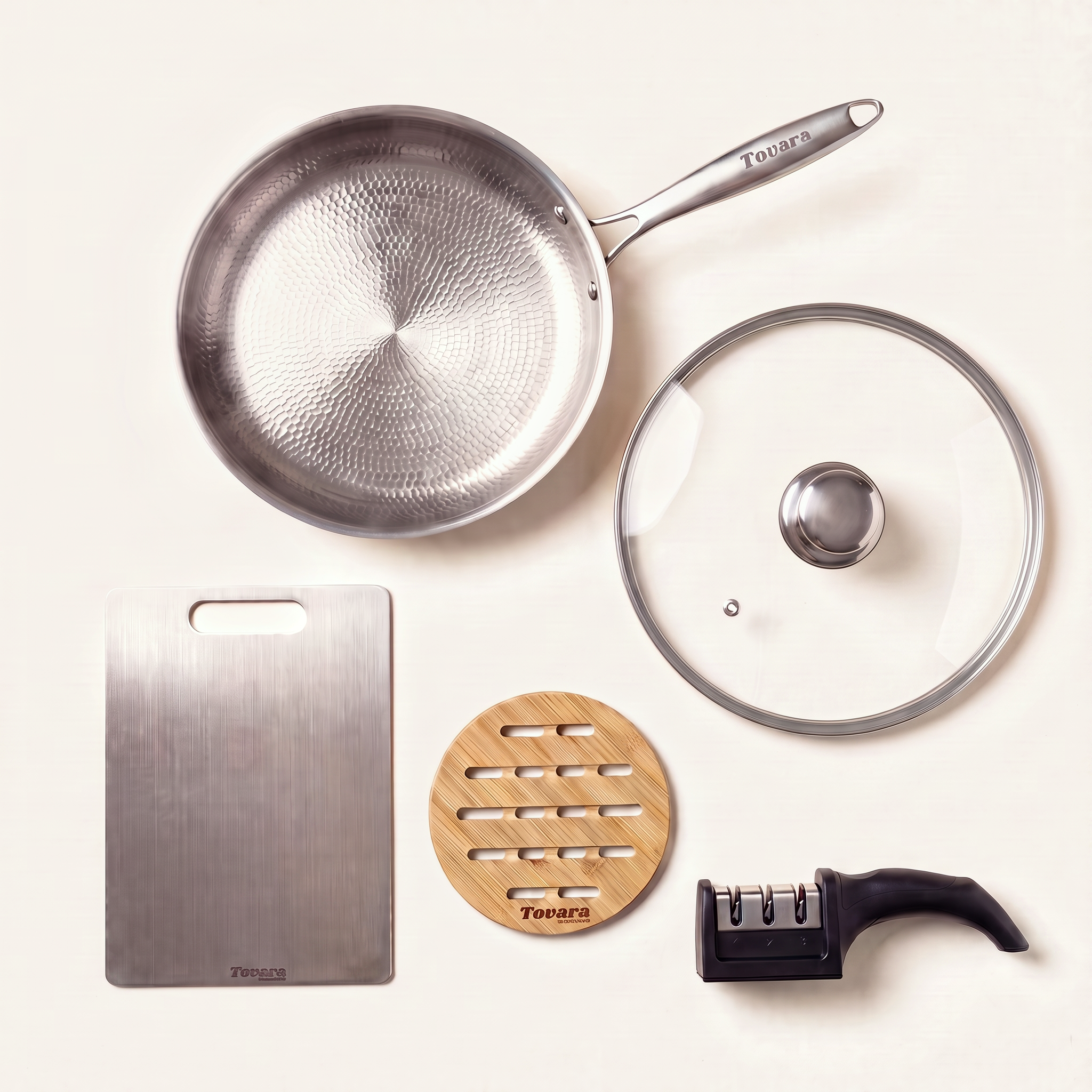 TitaniumPro Kuechen-Set Flat-Lay