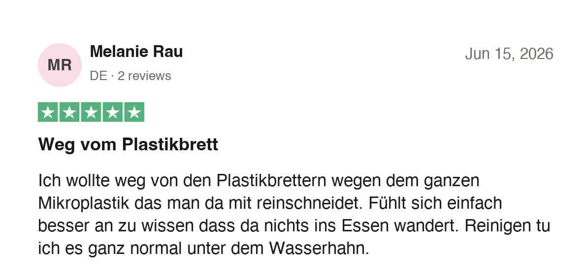 Trustpilot-Bewertung Melanie Rau