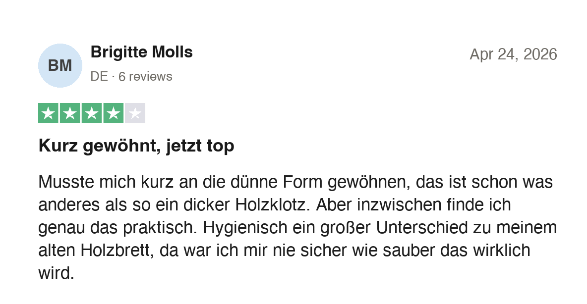 Trustpilot-Bewertung Brigitte Molls