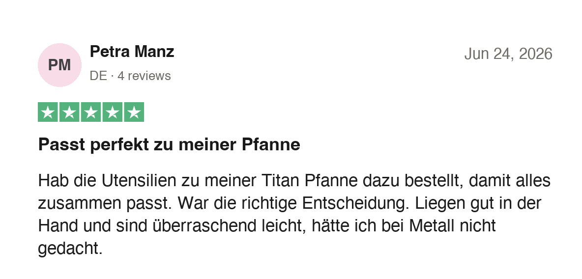 Trustpilot-Bewertung Petra Manz