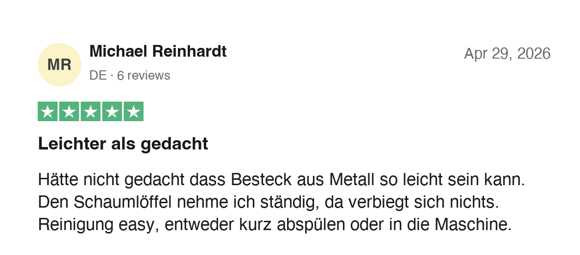 Trustpilot-Bewertung Michael Reinhardt