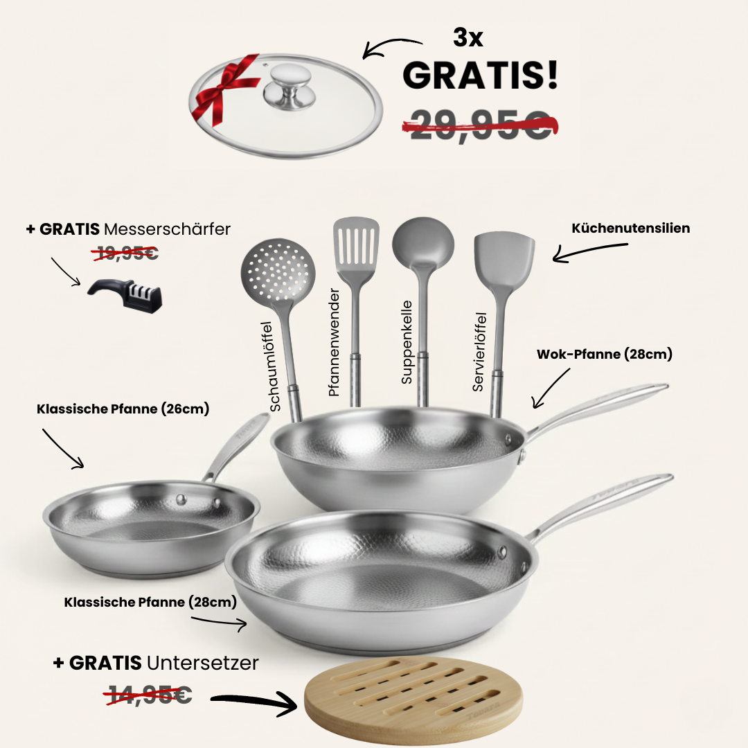 TitaniumPro™ Pfannen Premium-Set