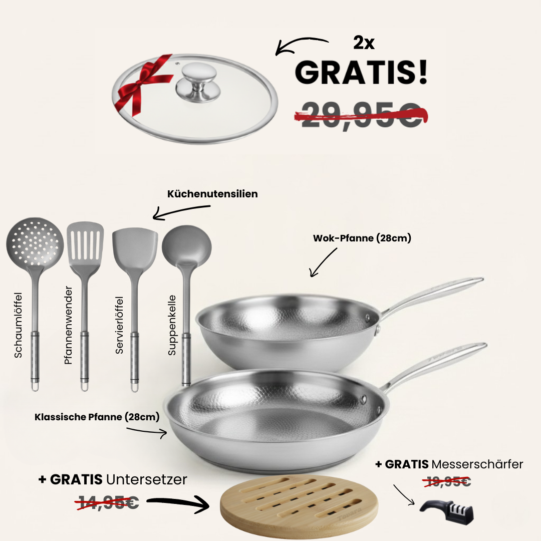 TitaniumPro™ Pfannen Basic-Set