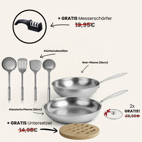 TitaniumPro™ Pfannen Basic-Set