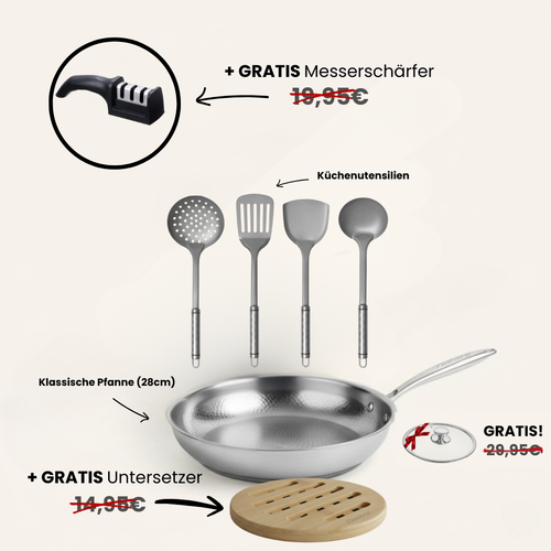 TitaniumPro Pfannen Starter-Set