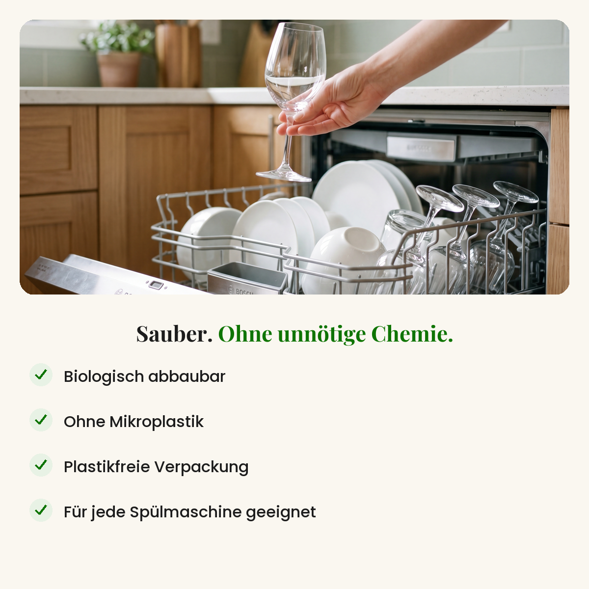 Sauber ohne unnötige Chemie