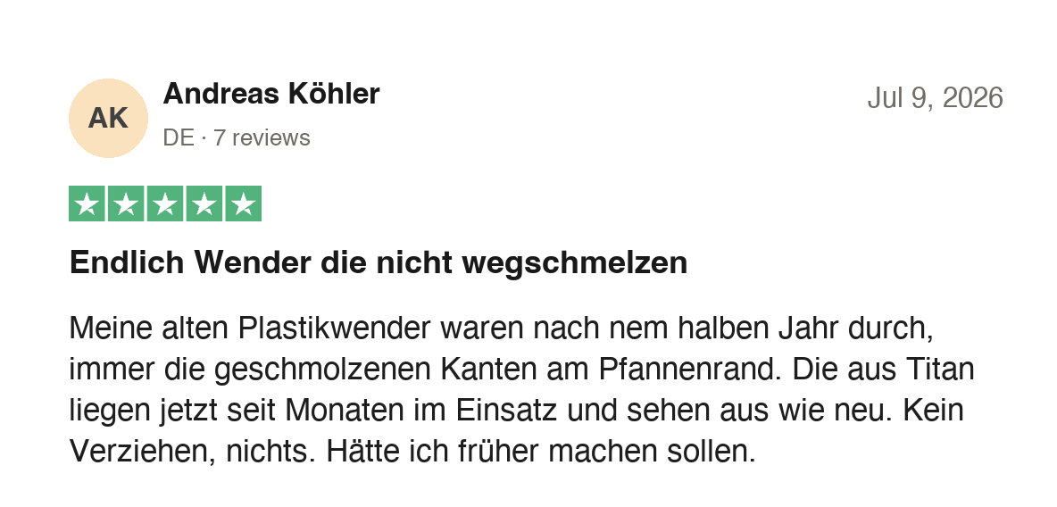 Trustpilot-Bewertung Andreas Köhler