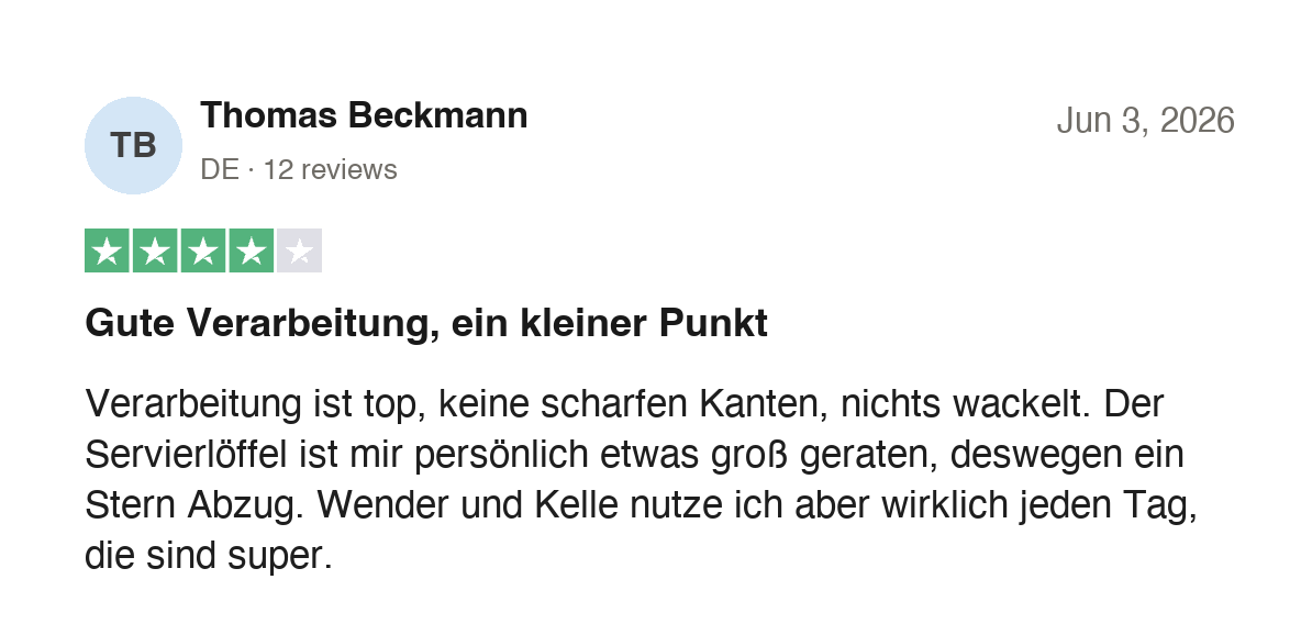 Trustpilot-Bewertung Thomas Beckmann