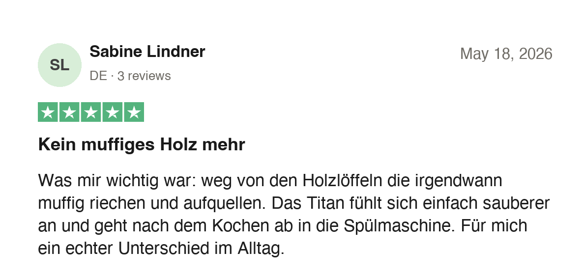 Trustpilot-Bewertung Sabine Lindner